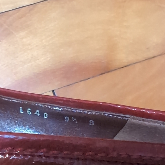 Salvatore Ferragamo Dark Brick  Red Leather Loafers 9.5 - Picture 7 of 9